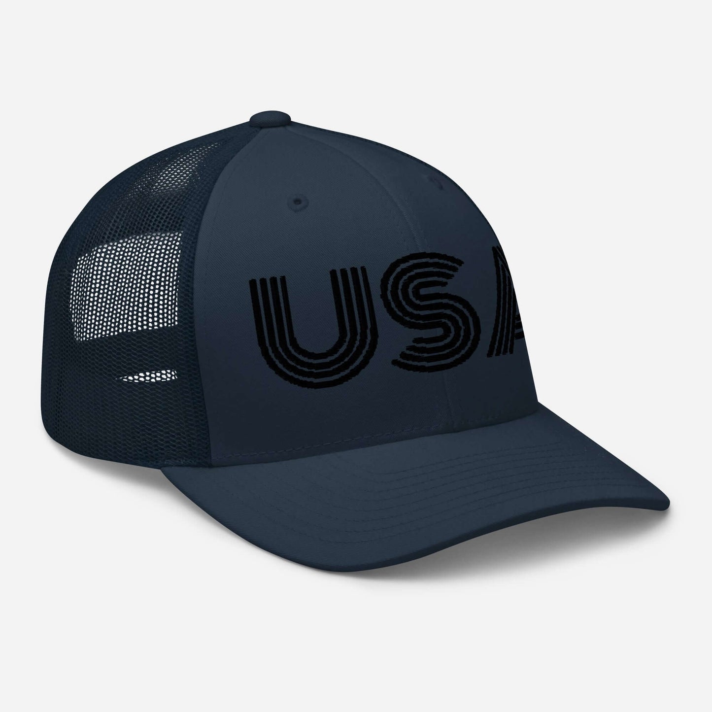 Retro USA Trucker Hat - Midnight Edition