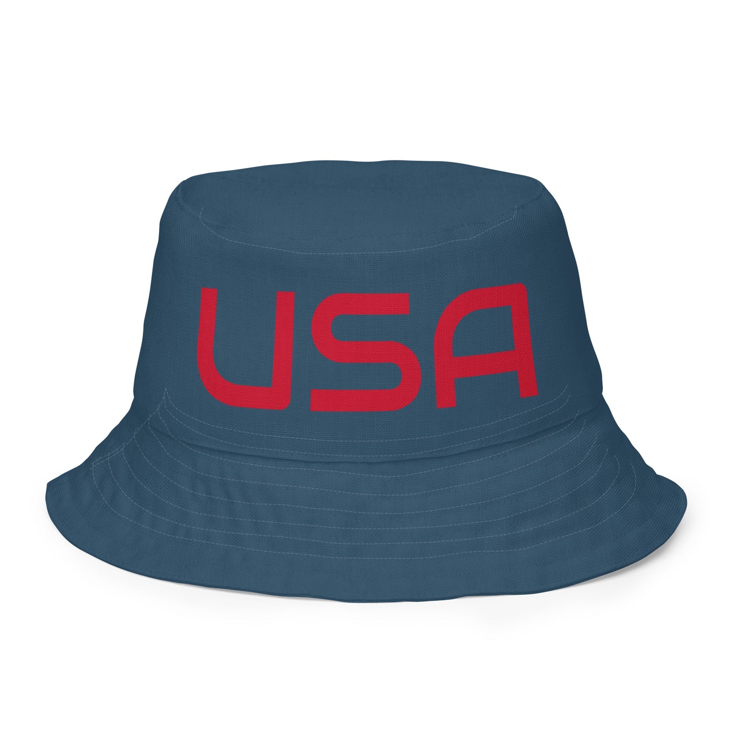 USA Bucket HatHatUSA Bucket HatThis reversible bucket hat can be worn on both sides, making it easy to match with different outfits. Made of breathable premium fabric, this hat will become your go-to streetwear accessory. • 100% polyester • Fabric weight: