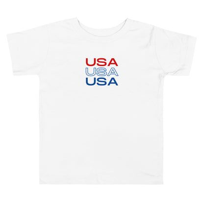 USA, USA, USA Toddler T-Shirt