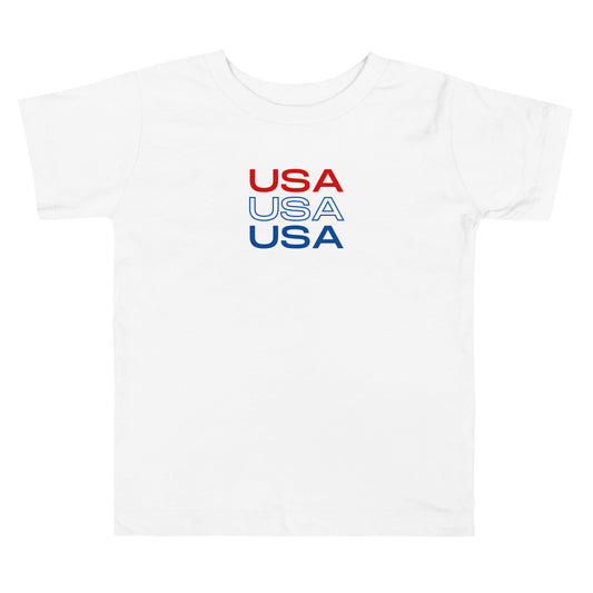 USA, USA, USA Toddler T-Shirt