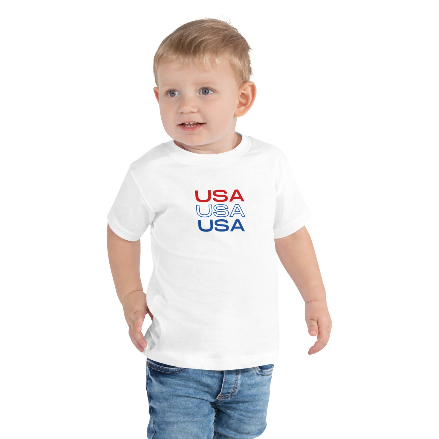 USA, USA, USA Toddler T-Shirt