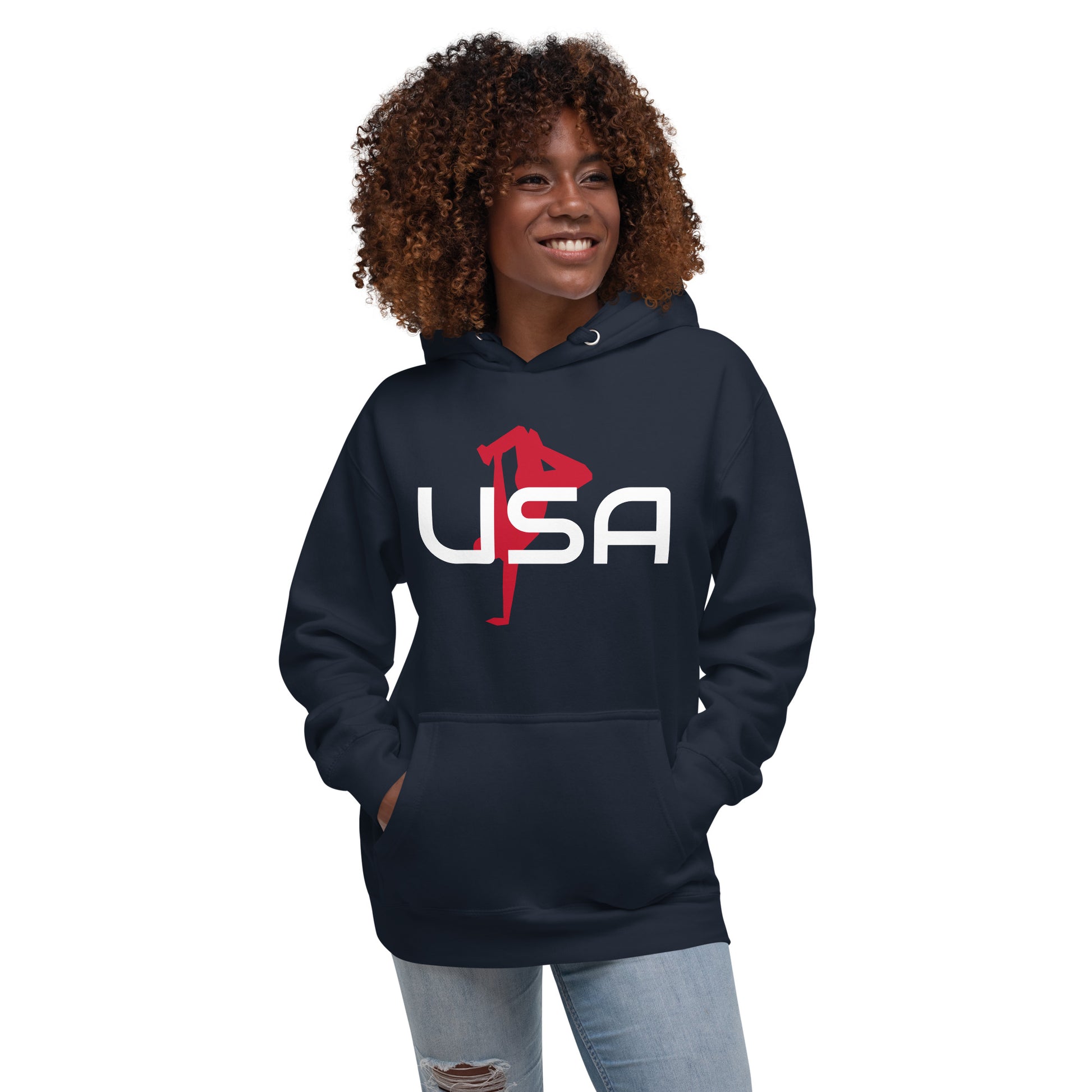 USA Breaking Unisex HoodieSweatshirt/HoodieUSA Breaking Unisex HoodieWho knew that the softest hoodie you'll ever own comes with such a cool design. You won't regret buying this classic streetwear piece of apparel with a convenient pouch pocket and warm h