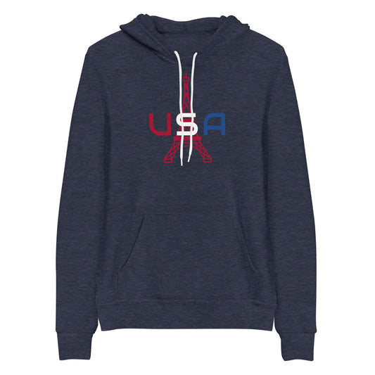 USA Paris Unisex hoodie