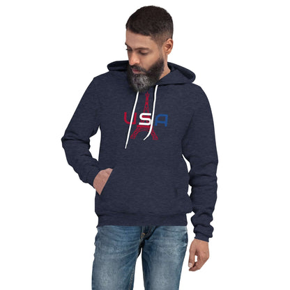 USA Paris Unisex hoodie