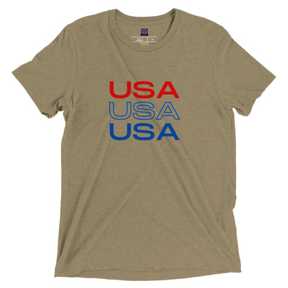 USA, USA, USA Men's T-shirt