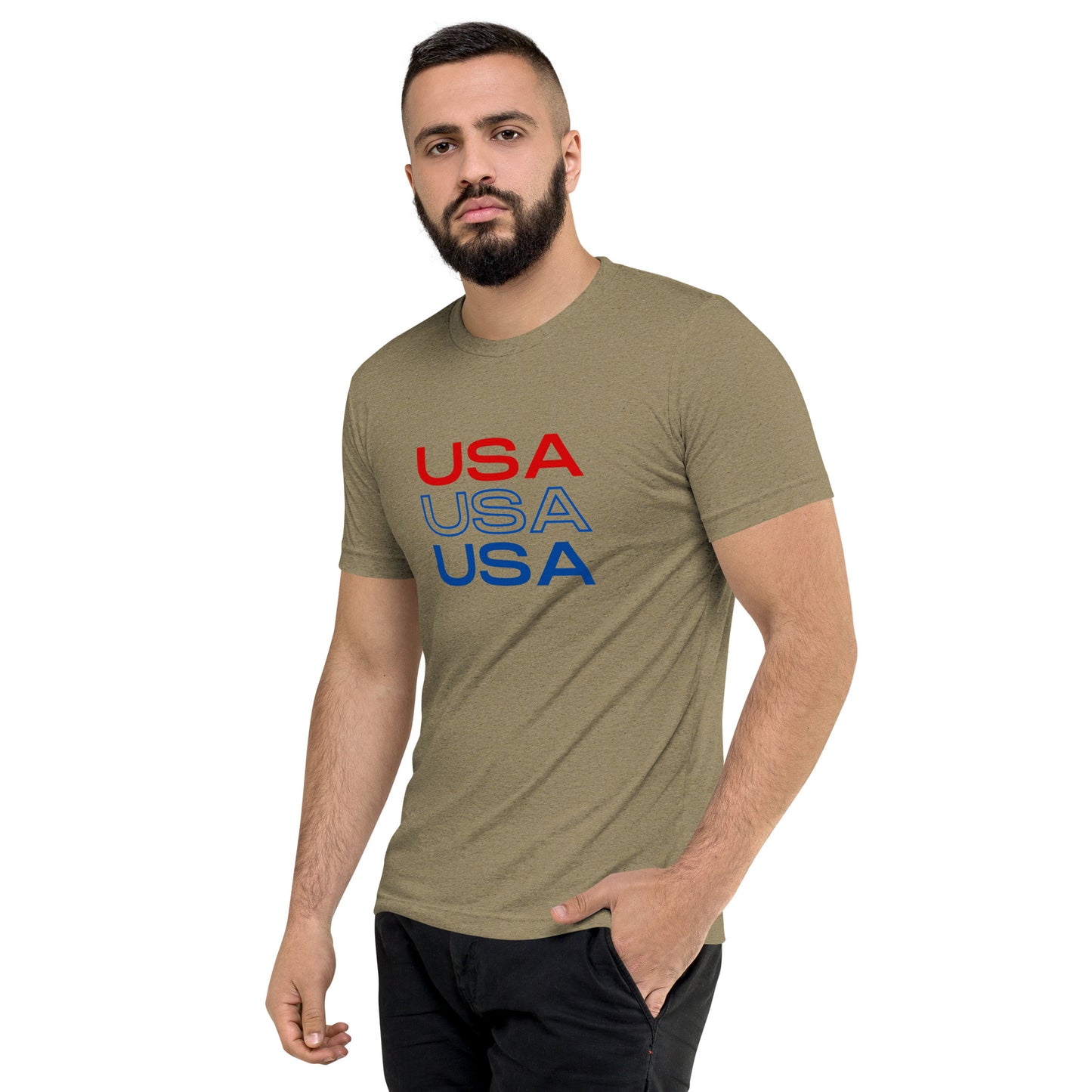 USA, USA, USA Men's T-shirt